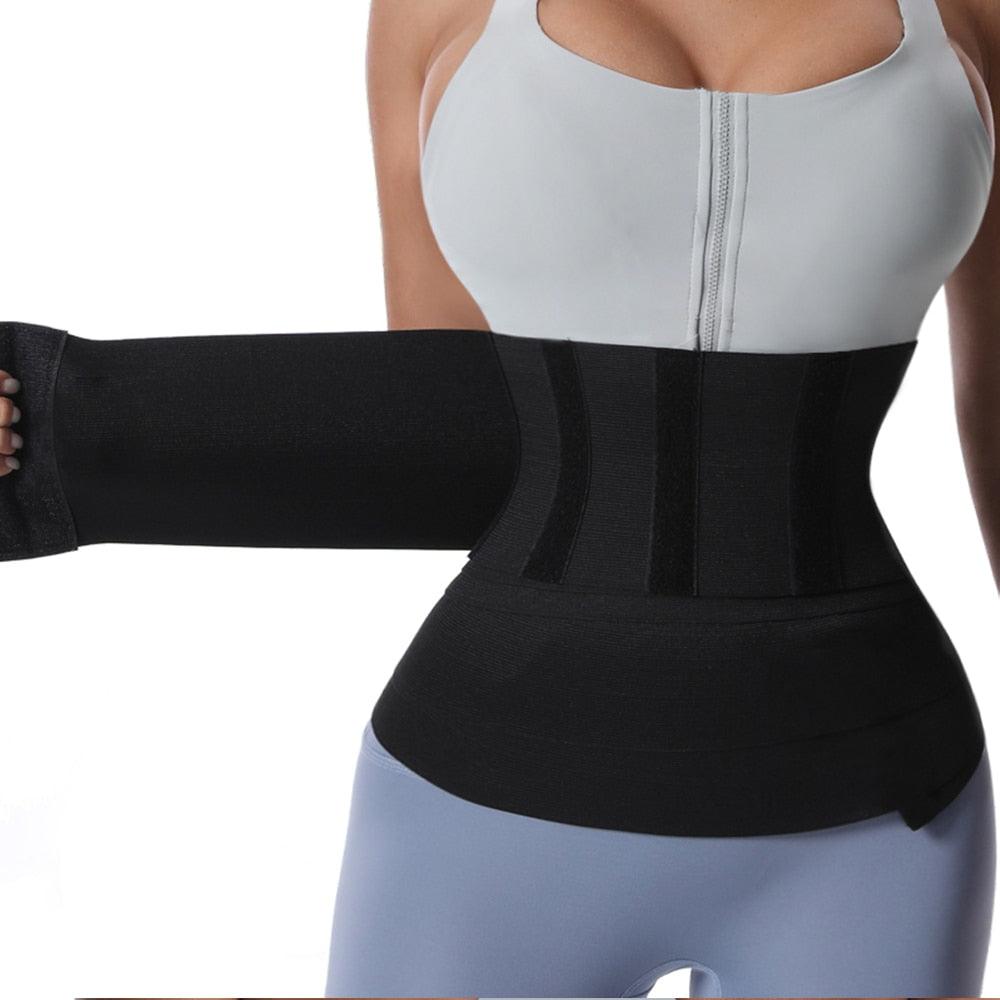 Premium Waist Trainer Body Shaper, Slimming Trimmer Belt with Steel Boning, Postpartum Band for Modeling and Bustiers